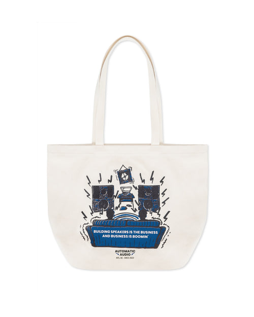 Automatic Audio Jumbo Tote - Blue