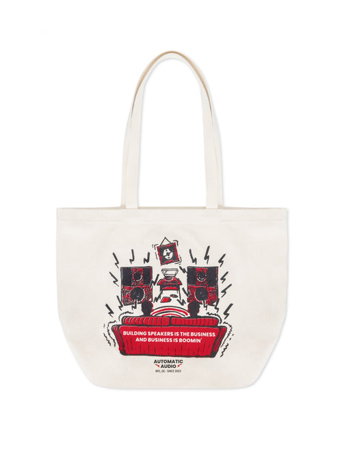 Automatic Audio Jumbo Tote - Red