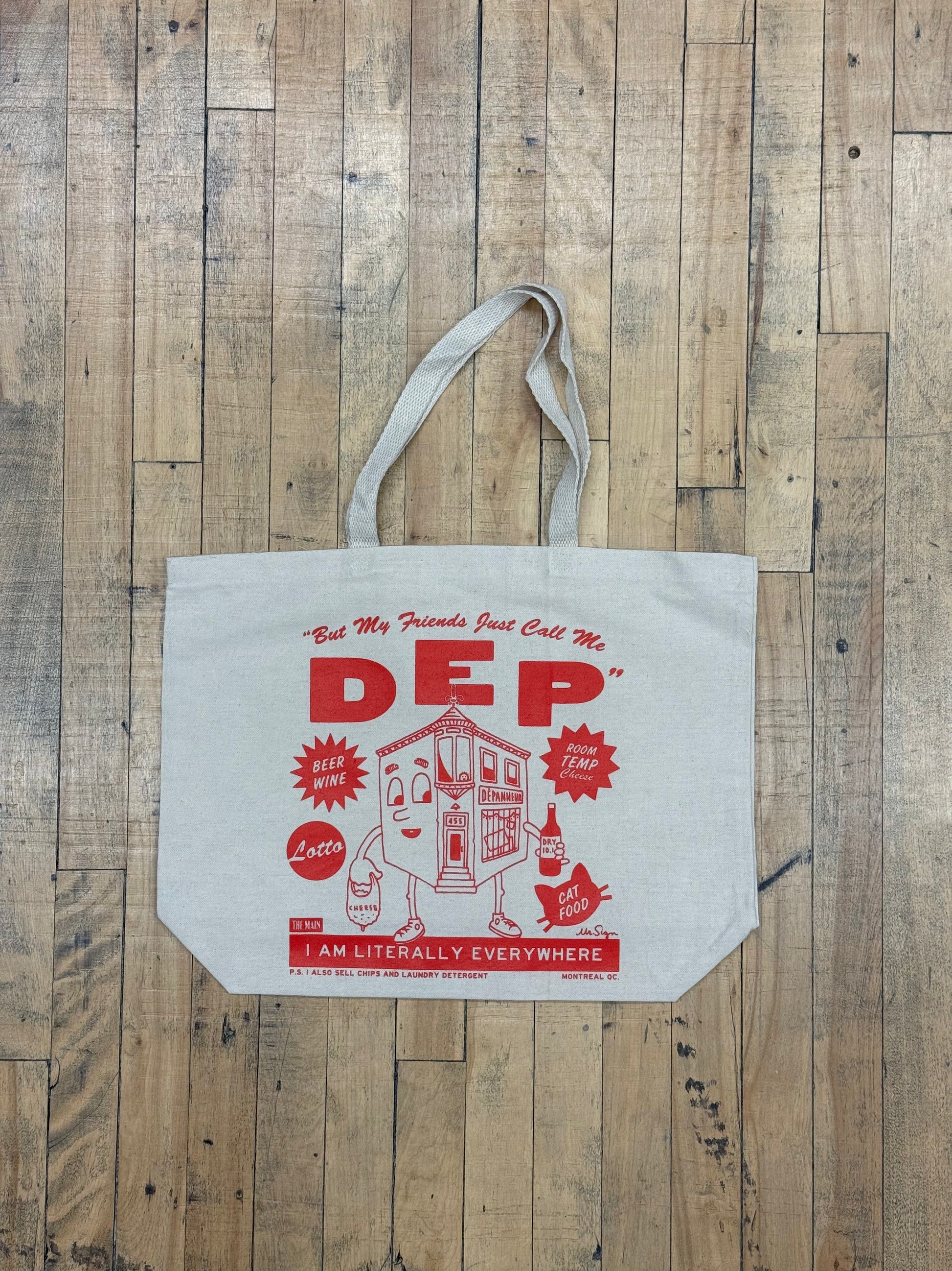 Mr. Sign x The Main “Dep” Tote