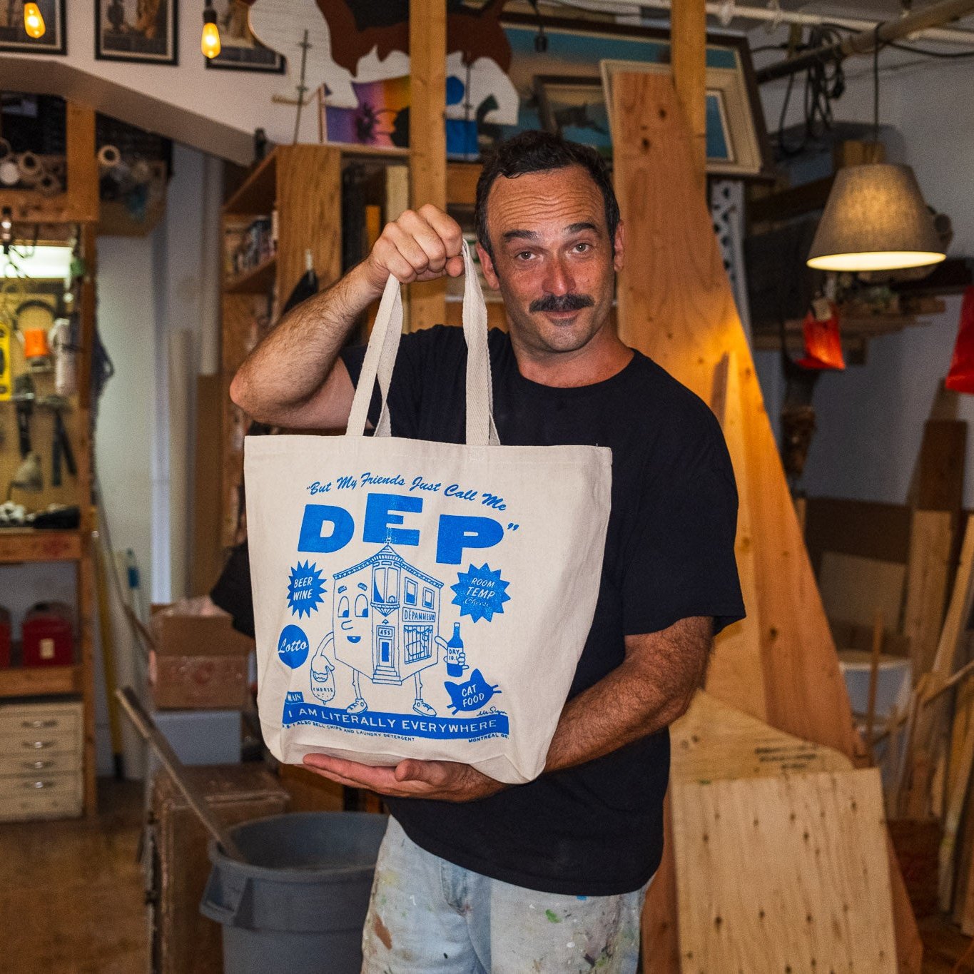 Mr. Sign x The Main “Dep” Tote