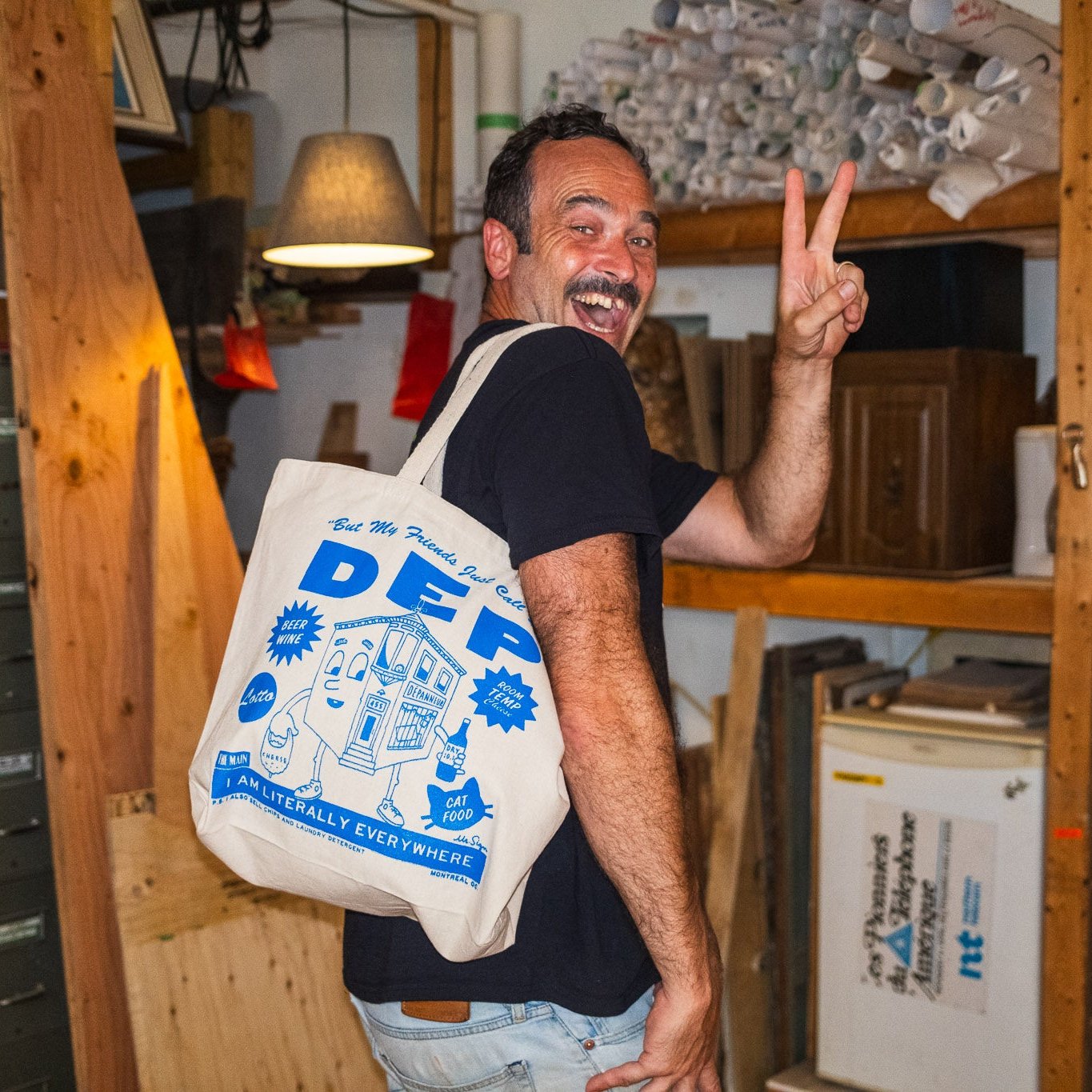 Mr. Sign x The Main “Dep” Tote